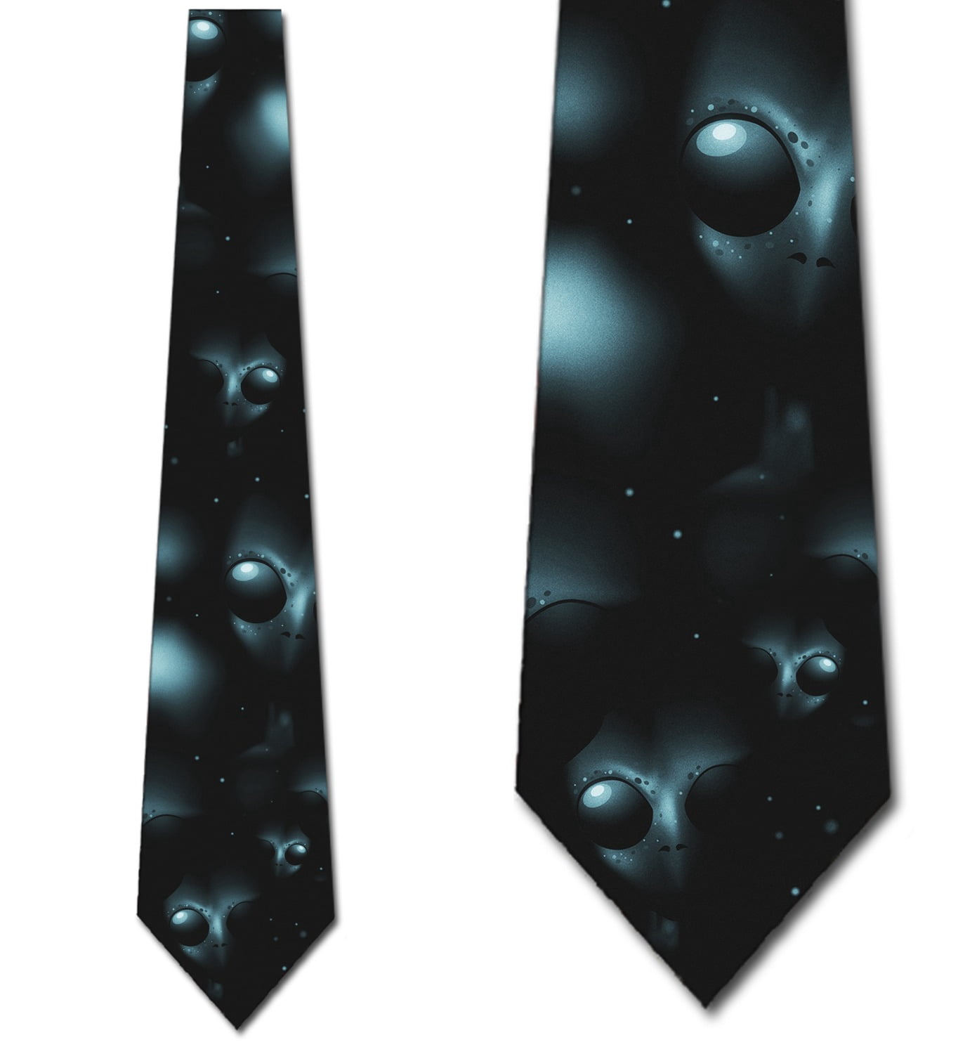 Men's 100% Silk Astronomy Star Map Necktie - Blue Constellation Design