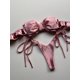 thumbnail image 2 of Traje baño piezas con flores 3D para mujer, traje baño fruncido, traje baño piezas con calzoncillos, 2 of 5