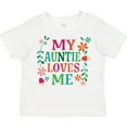 thumbnail image 3 of Inktastic My Auntie Loves Me Girls Girls Toddler T-Shirt, 3 of 5
