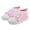 Pink, variant on LYHaoo Breathable Soft Sole First Canvas Shoes For Babies Lightweight Flexible Non Sneakers For Toddler Boys Girls Sizes 4 Toddler Green(3-5 Months)