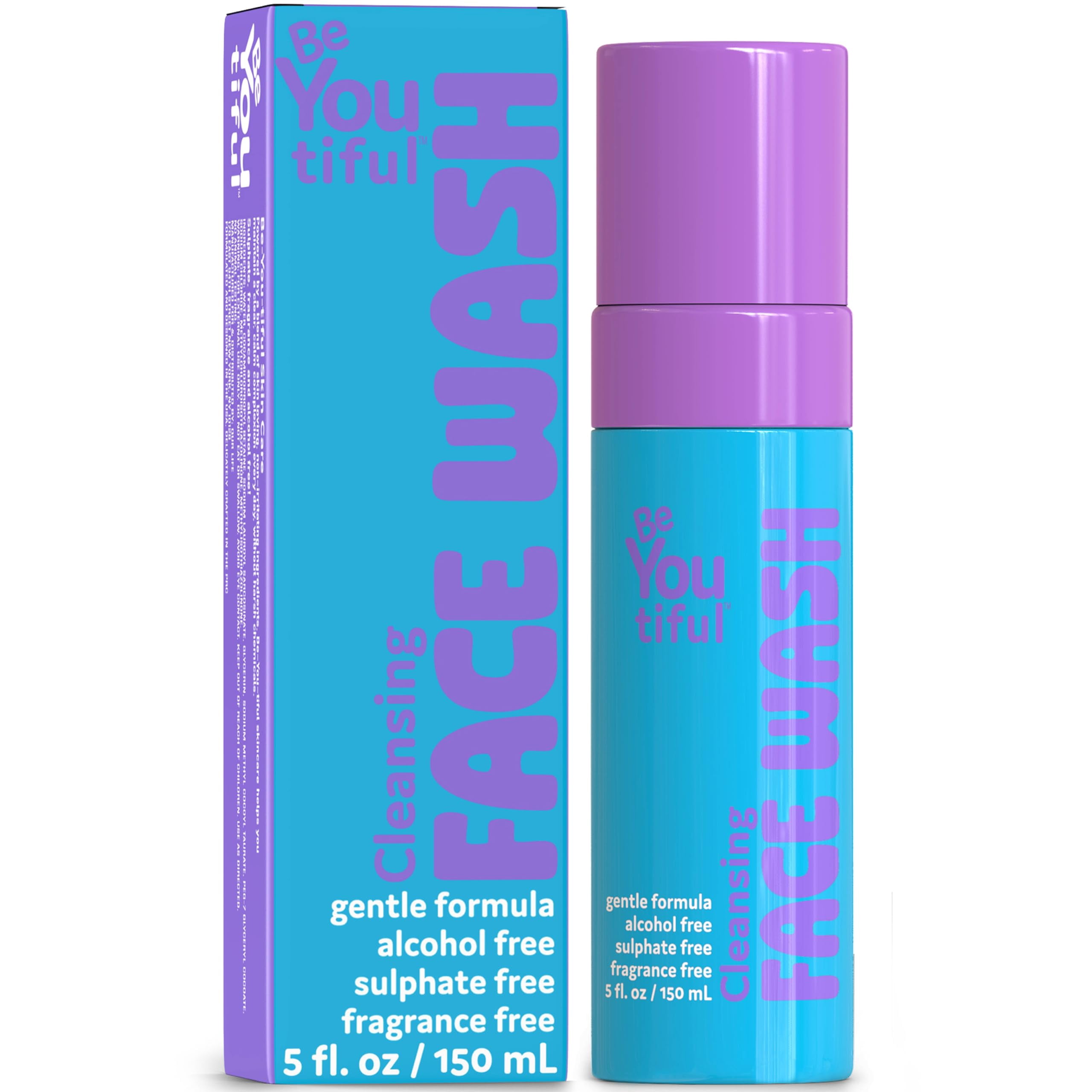 Jabón facial limpiador BeYoutiful para adolescentes, preadolescentes y ...