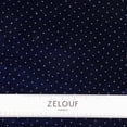 thumbnail image 3 of Zelouf Vivian Velvet With Small Stones  , Sewing, DIY, Crafts Fabric by the Yard, Midnight/silver, 50 Yard, 3 of 6