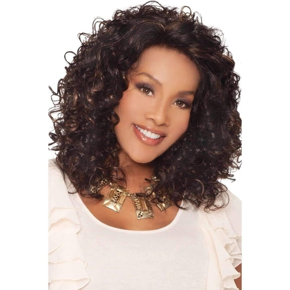 FOXY-V Synthetic Layered Shirley Temple Curl Wig - Vivica Fox