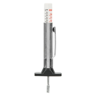 Pretfy 25mm Car Tire Superior Part Tread Tester Depth Plugged Steel