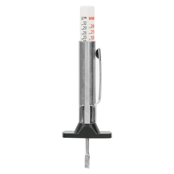 Outil de mesure de la profondeur de la bande de roulement des pneus de  voiture, Vernier, outil de mesure de l'épaisseur, 0-20mm - AliExpress