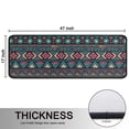 thumbnail image 5 of Kitchen Rugs Sets Of 2,Multicolor Triangular and Diamond Shaped Geometric Boho Anti Fatigue Kitchen Mat Rugs Non Slip Washable,Decorative Kitchen Floor Mats for Kitchen,Sink,Laundry,17"x47"+17"x47", 5 of 5