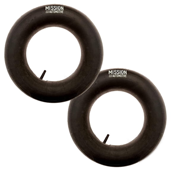 Mission Automotive 15x6.00-6 Inner Tube Replacement with TR-13 Valve Stem - 2 Pack - Suitable for Riding Lawn Mowers Mowers Go Karts and Golf Cart Tires - Heavy Duty Utility Equipment