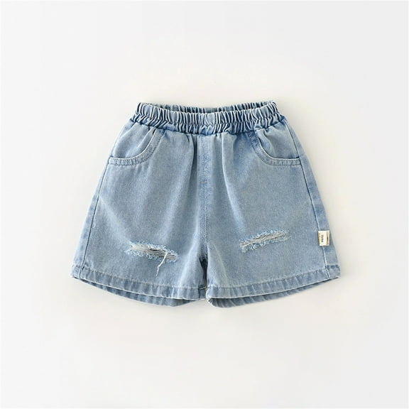 Boys Denim Shorts Fashion Loose Cargo Jean Shorts Boys Summer Trendy Shorts Baby 12-18 Months Boy Clothes Boys Clothes