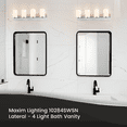 thumbnail image 3 of Lateral 10284SWSN 5 in. 4-Light Bath Vanity, Satin Nickel, 3 of 7