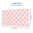 thumbnail image 3 of Kdxio Rabbit And Cherry Print Large Gaming Mouse Pad,Non-Slip Base,Water Resist Keyboard Pad for Gamer,Office & Home,29.5 x 15.8 in, 3 of 9
