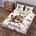 thumbnail image 3 of Back to School Cute Ragdoll Quilt Bedding Set Cat Lover Kitten Owner Gifts Idea 1 Blanket Bed Cover 2 Pillowcases - 13010, 3 of 5