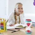 thumbnail image 2 of Relojes de arena para niños, temporizador de cocina, temporizador de arena, forma de fruta, 5/10/15/20/30 minutos, para cepillos de dientes para niños ((5+10+15+30) minutos/4 piezas), 2 of 5