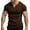 Coffee, variant on Men's Slim Fit V-Neck T Shirt Short Sleeve Casual Summer Tee Stretchy Comfortable Athletic Muscle Shirt for Daily Wear