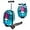 Blue, variant on Scooter Suitcase - 2-in-1 Ride-On Suitcase for Kids Ages 6-12 - Foldable Lightweight Boys Luggage - LED Light Scooter Luggage for Kids - Astronaut, Unisex Child, 17.3 x 12.4 x 8.7 in