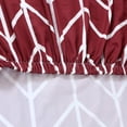 thumbnail image 2 of Dining Room Chair Covers Slipcovers Patterned Stretch Printed Parsons Dining Chair Cover Washable Removable Suitable Armless for Hotel Restaurant Ceremony Universal Size (4 Piece, red), 2 of 6