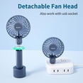 thumbnail image 3 of Ventilador portátil HandFan eléctrico portátil Mini Cooling Royal Blue, 3 of 8