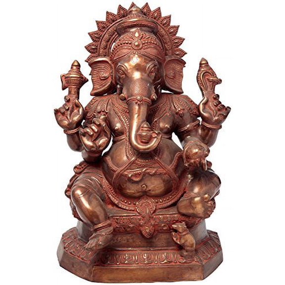 Exotic India Large Size Ekadanta Lambodara