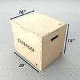 thumbnail image 2 of Synergee 3 in 1 Wood Plyometric Box for Jump Training and Conditioning 20/18/16, 2 of 7