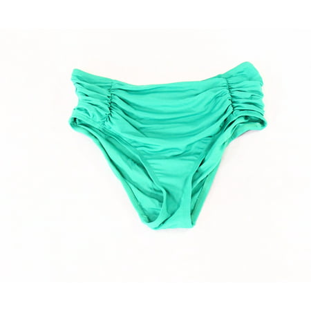 Cocoship Swimwear - Womens Small High-Waist Ruched Bikini Bottom S ...