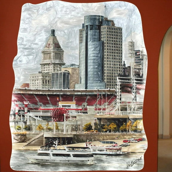 Wallhogs Batie Busy Cincy Poster Wall Mural