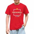 thumbnail image 3 of Juslio Boys Letter Pattern Shirts Short Sleeved Tops Comfortable, Breathable Crew Neck Casual T Shirts Sizes 2-18, 3 of 9