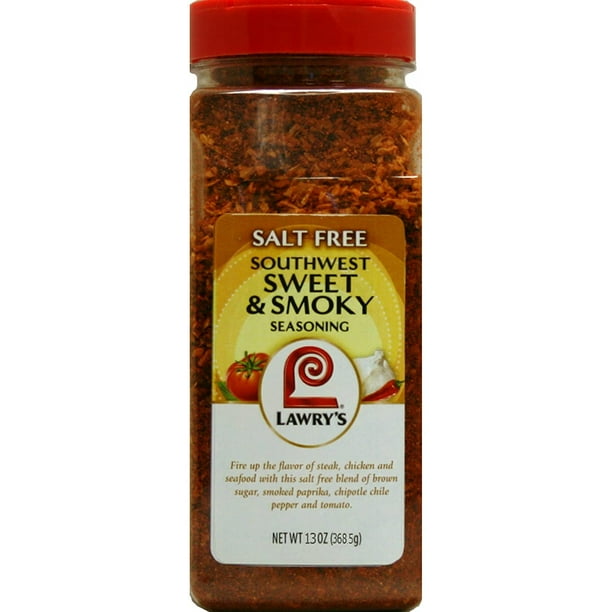 Lawrys Salt Free Southwest Sweet Smoky Seasoning 13 oz Walmart Lawrys Salt Free Southwest Sweet Smoky Seasoning 13 oz Walmart