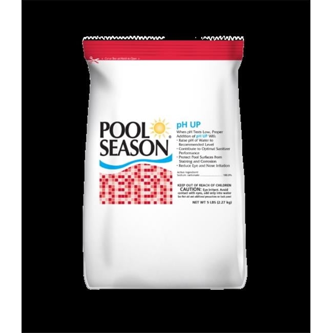 Pool Season PSA5SN 5 lbs pH Up Pool Chemical Stabilizer 8 per Case