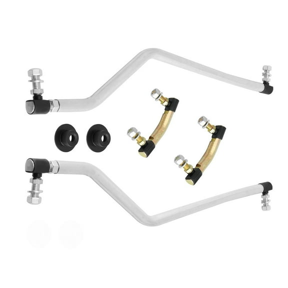 A Pair Adjustable Steering Drag Link w/ Gear Caps For Craftsman Husqvarna Poulan