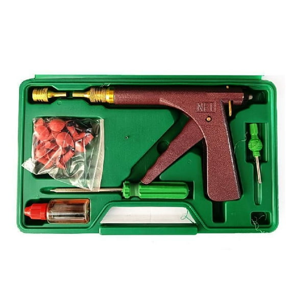 Tire Repair Kit for Car Truck Motorcycle ATV UTV Automotive Off-Road Flat Tire Patch Kit to Fix Punctures and Plug Flats