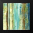thumbnail image 2 of King 12x12 Black Modern Framed Museum Art Print Titled - Patina Stripes II, 2 of 5