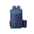 thumbnail image 1 of Minnieouse deportiva duradera de poliéster con gran capacidad para viajes, senderismo, para mujer, plegable, bolsa de Mochilas azul oscuro, 1 of 6