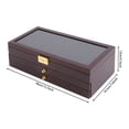 thumbnail image 3 of Knife Storage Box, 3-Tier Knife Display Case Organizer(Ebony Color) 15.7 *7.6 *4.7 in, 3 of 13