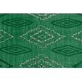 thumbnail image 5 of Casavani Cotton Handblock Printed Dhurrie Green Living Room Floor Carpets Outdoor Rug 10x16 feet, 5 of 7