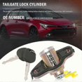 thumbnail image 4 of Trunk Lid Lock Cylinder with Keys for Matrix, 4 of 5