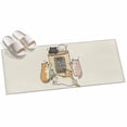 thumbnail image 2 of Hallway Runner Rug 2'x6', Beige Cute Cat Kitchen Runner Rugs Non-Slip Carpet Mats, Cartoon Funny Heater Cats Bedside Rugs Runners Washable Floor Carpet for Bathroom Laundry Room, 2 of 8
