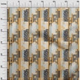 thumbnail image 3 of oneOone Rayon Mustard Yellow Fabric Floral Craft Projects Decor Fabric Printed By The Yard 56 Inch Wide, 3 of 5
