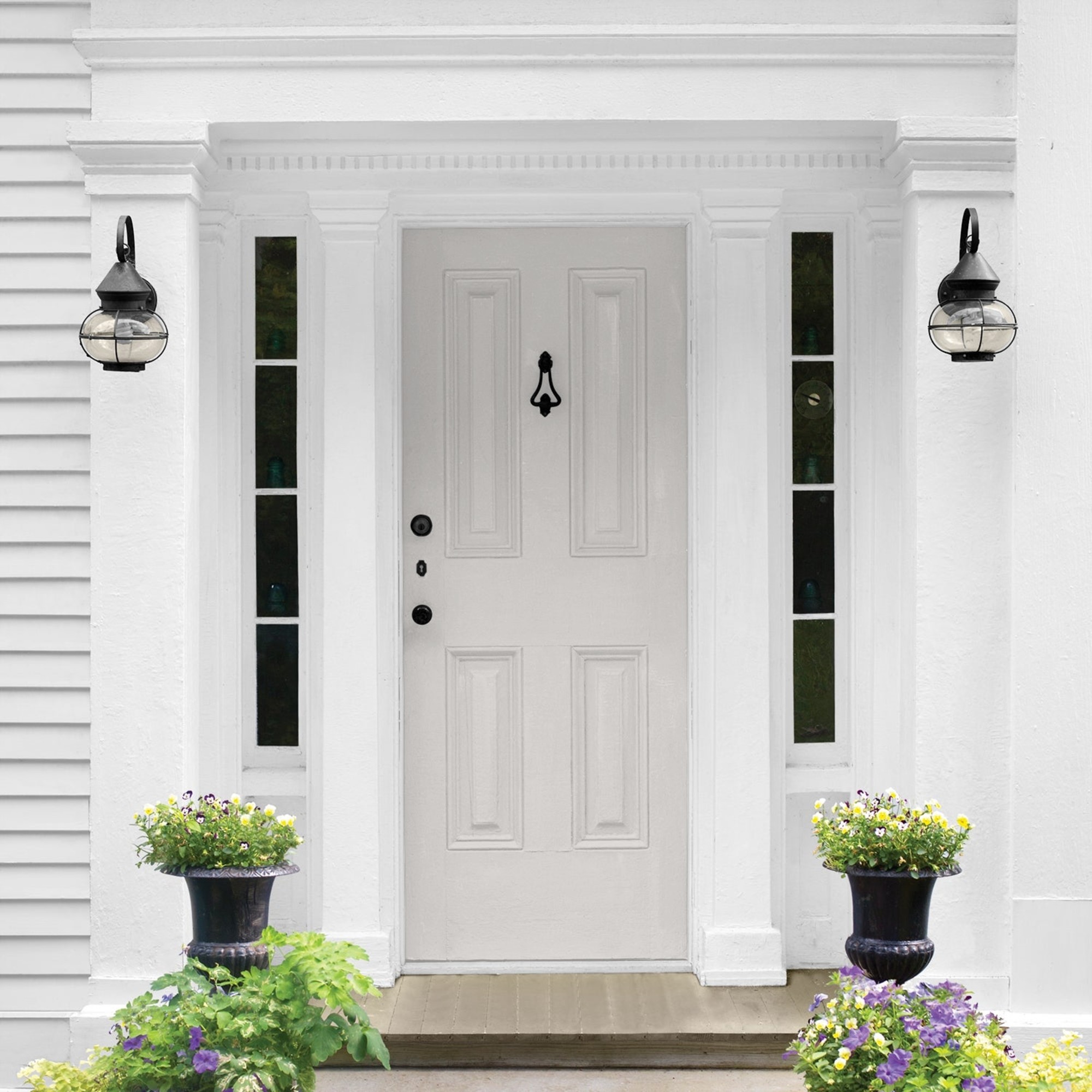 Glidden HEP Elusion / Grey Semi-Gloss Exterior Paint with Primer, 1 Quart