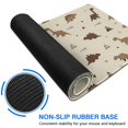 thumbnail image 6 of Long Mouse Pads for Desk,Beige Origami Dinosaurs Pattern Desk Mats on Top Of Desks, Desk Mouse Pad Extra Large with 3mm Non-Slip Base and Stitched Edge for Gaming,Office,Work,Home 47.3"x23.6", 6 of 6