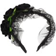 thumbnail image 4 of Elegant Flower Lace Headband with Roses for Women – Durable Floral Hair Accessory for Parties, Cosplay, Celebrations, Homecoming and Dance Events, 4 of 5