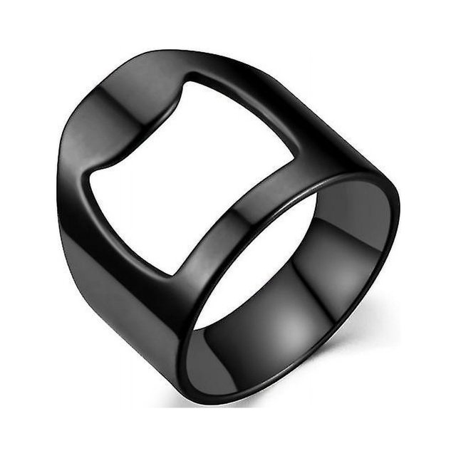 7 Anillo con tapa de botella de cerveza abierta, anillo de personalidad, herramienta multifuncional para barra de cerveza
