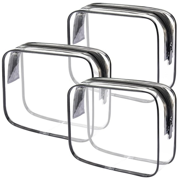 Neceser transparente Lermende aprobado por la TSA, de viaje, transparente