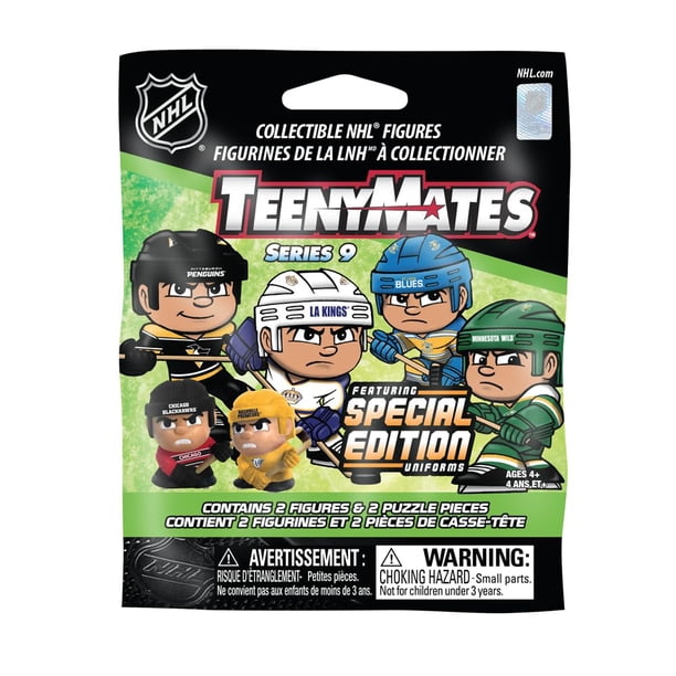 Figure Teenymates, serie NHL, 9 unidades, animal de fiesta