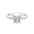 thumbnail image 3 of 3 Carat IGI Certified Princess Shape Lab Grown Diamond Engagement Ring | 14K White Gold | Azalea Classic Solitaire Diamond Ring | FG-VS1-VS2 Quality Friendly Diamonds, 3 of 5