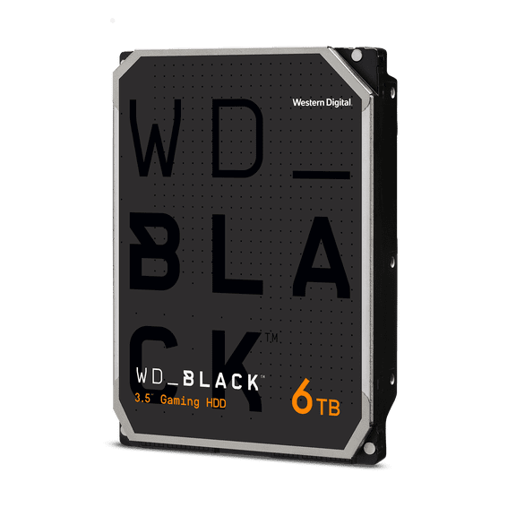 WD_BLACK 6TB Gaming SATA HDD, 3.5" Internal Hard Drive HDD, 7200 RPM, 128MB Cache - WD6004FZWX