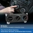 thumbnail image 3 of Módulo de panel de control del clima del calentador de aire acondicionado Unique Bargains para Dodge Caliber 2007-2009 Unidad de temperatura HVAC No.55111874AC/55111874AB/55111874AA/P55111874AC, 3 of 7