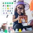 thumbnail image 5 of Uxgjfwu Glow in the Dark Advent Calendar, 3D Resin Halloween Christmas Countdown Calendar with Night Light for Home Decor Party Gift, 5 of 8