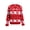 Red-Snowflake, variant on Christmas Pullover Sweaters for Women and Men, Long Sleeve Knitted Crew Neck Sweater Tops Holiday Pullover, Size S-XXL