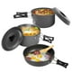 thumbnail image 1 of Camping Cookware Set, Pot, Frying Pan, Non-Stick, Lightweight, Stackable, Storage Bag, Suitable for 2-3 People, Outdoor Utensils, 1 of 4