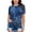 Multicolor MZ712, variant on Zeagoo Blouse for Women Dressy Casual Tops Summer Puff Short Sleeve Shirts Basic Fashion Tops
