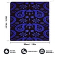 thumbnail image 2 of Blue Paisley Bandana Pattern Towels for Bathroom, Kitchen, Gym, Towels, Soft, Highly Absorbent, Hanging Towel with Hanging Eyelet, 2 of 8